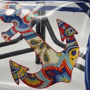 Vera Bradley Marina Paisley Clear Cosmetic